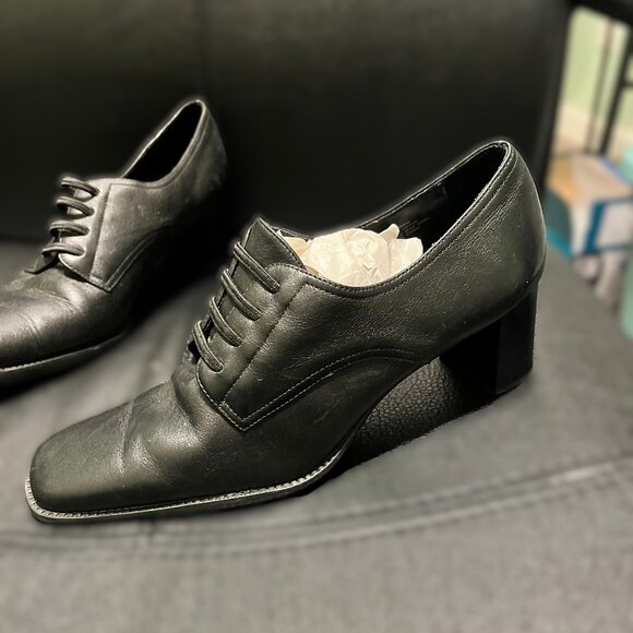 Vintage Black Shoes by What's What - Picture 1 of 4